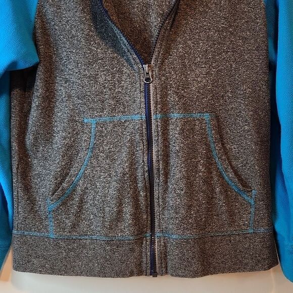 The North Face Full Zip Hooded Fleece Women's Size Small Gray/Blue EUC NICE!! - Picture 6 of 12
